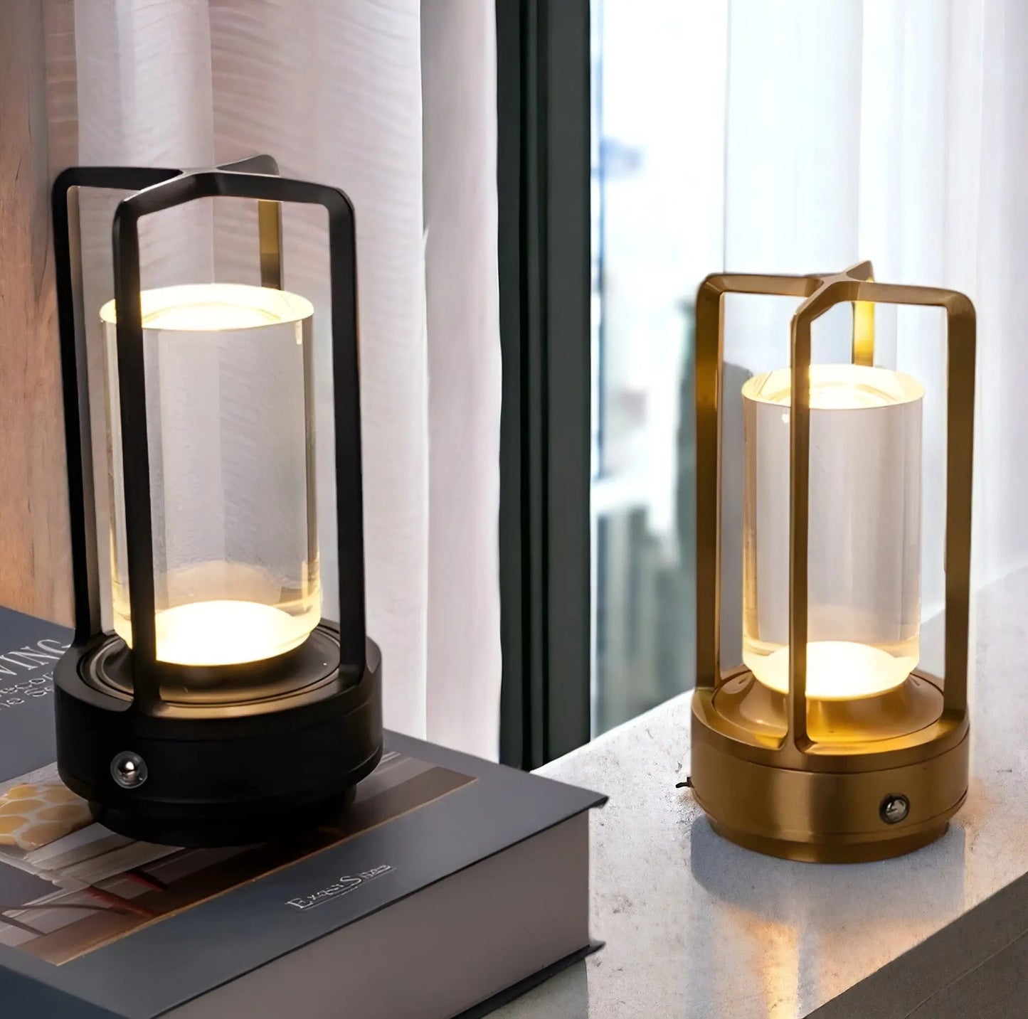 Scandinavian LED table lamp – elegant and portable lighting