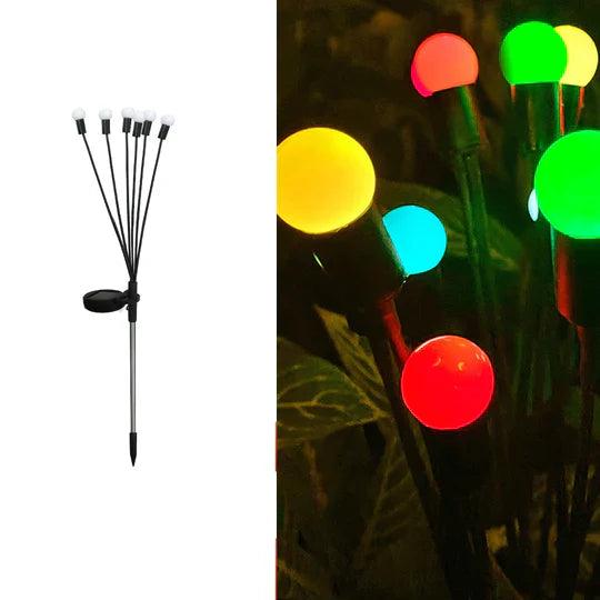 Gartenlampen mit Glühwürmchen