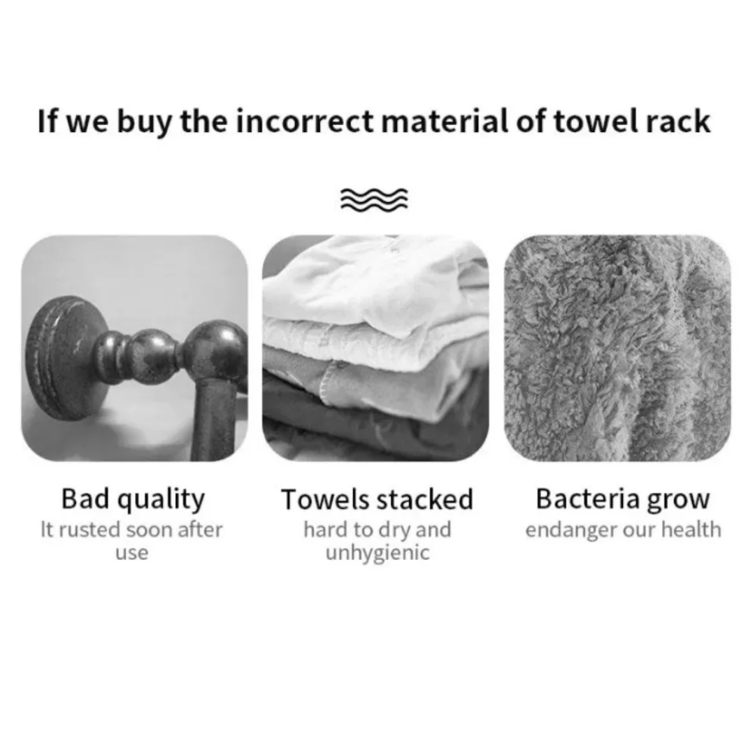 Soporte de secado plegable