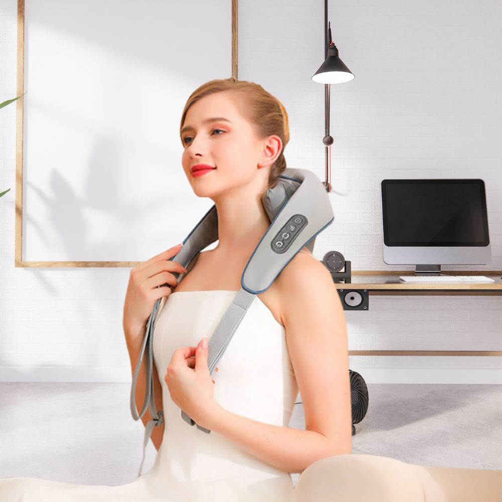 Ergonominen 6D-massageri täydelliseen lihasten rentoutumiseen 