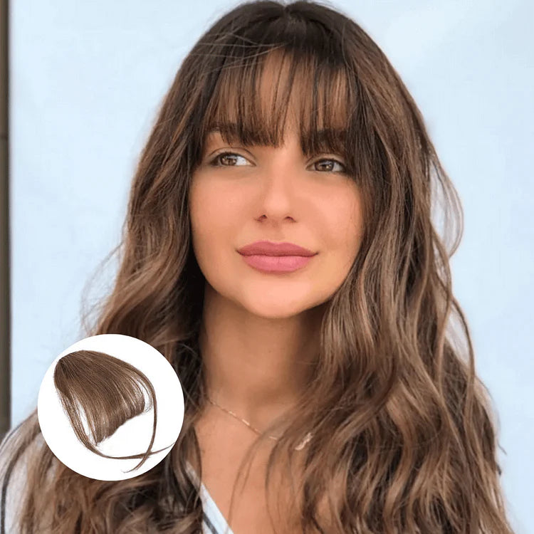 Clip-in bangs for an instantly transformed look 