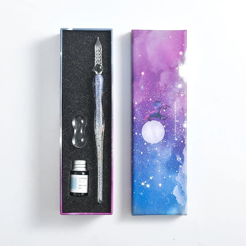 Skriv med elegans tack vare den glasfyllda pennan 