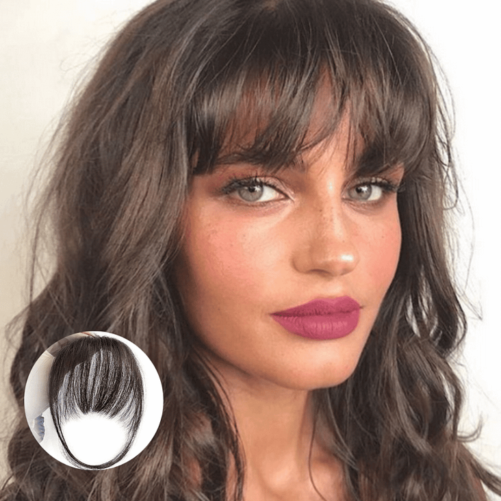 Clip-in bangs for an instantly transformed look 