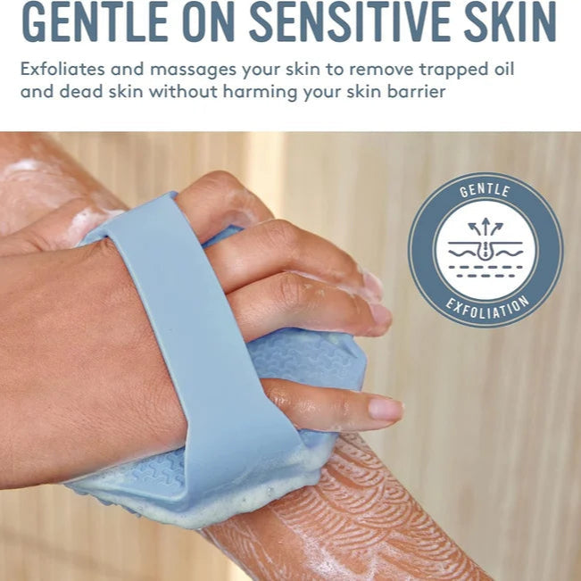 Hygienická peelingová tělová houbička pro zářivou pleť 