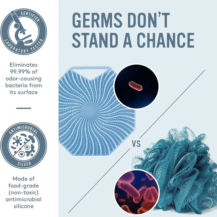 Hygienická peelingová tělová houbička pro zářivou pleť 