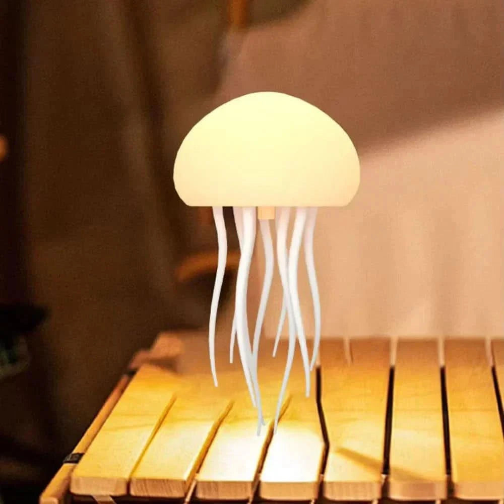 Beruhigende Medusen-Nachtlampe mit wechselnden Farben 