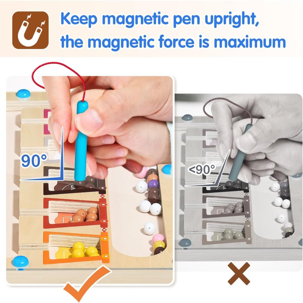 تعلم الألوان أثناء اللعب مع المغناطيسات 