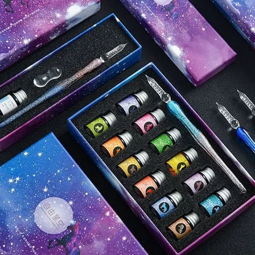 Skriv med elegans tack vare den glasfyllda pennan 