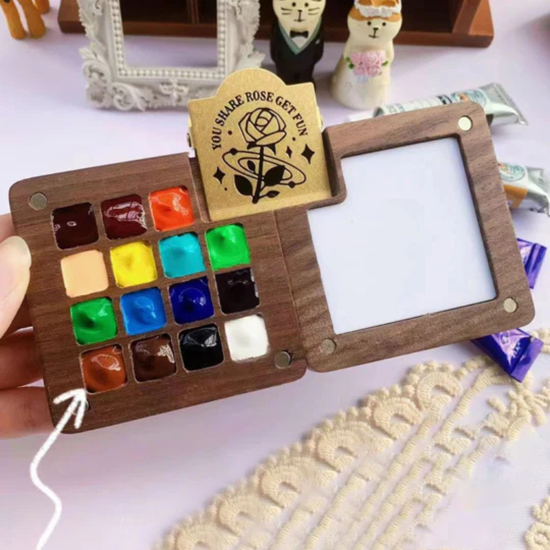 Kit aquarelle de poche pour peindre partout