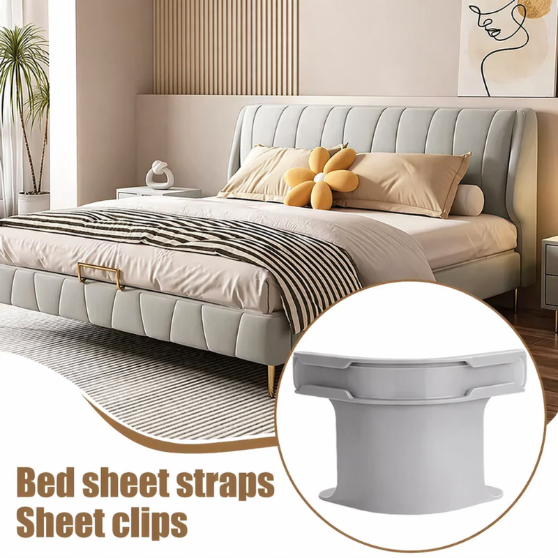 Lot d’attaches pour drap-housse – maintien sans plis