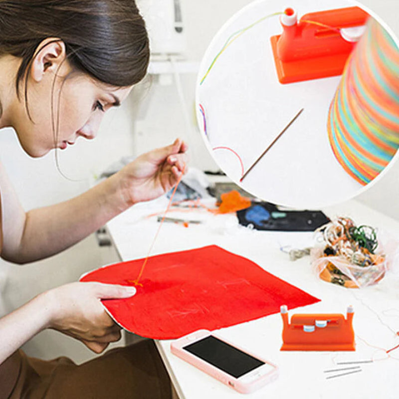 Tråd dine nåle på 1 sekund uden besvær! 