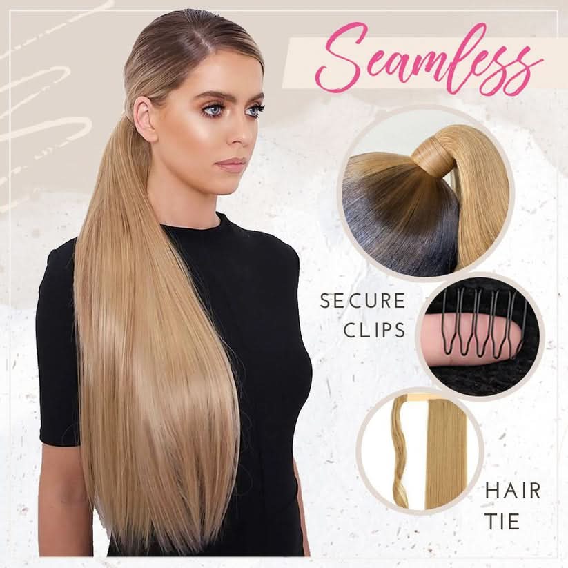 Glamour hestehale forlængelse til et chic look 