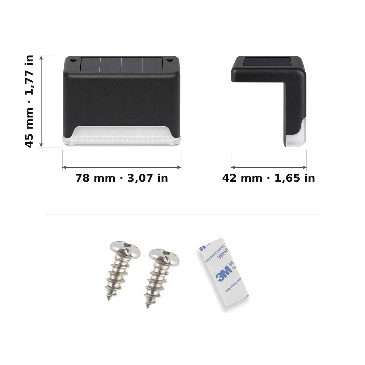 Ultra krachtige LED zonne-lamp voor buiten 