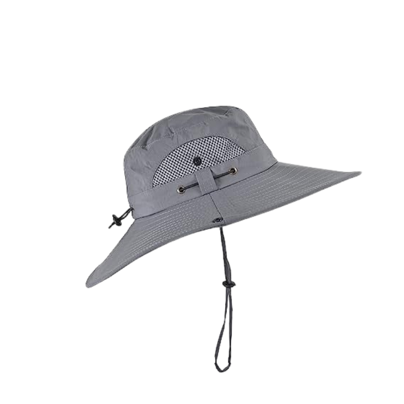 Klobúk so zabudovaným solárnym ventilátorom 