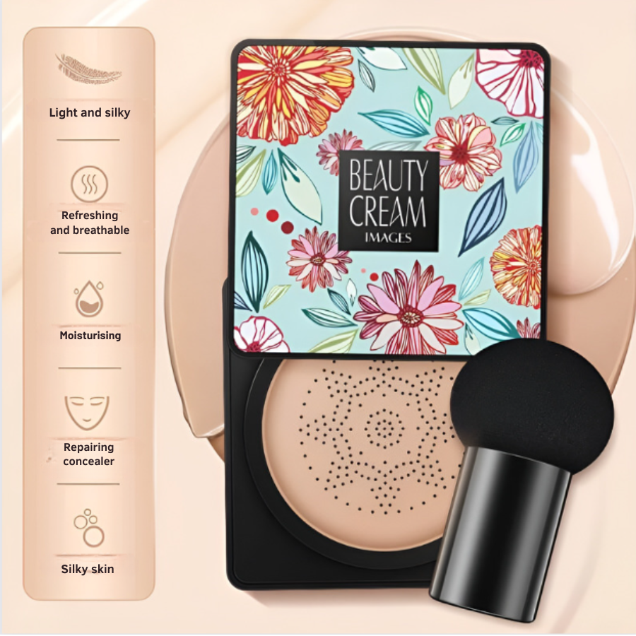 CC creme cushion med svampeformet applikator 