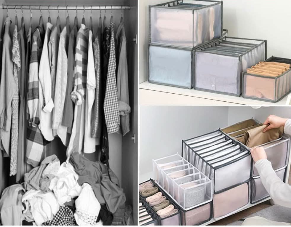 Kit caissons de rangement pour organiser vos tiroirs (x3)