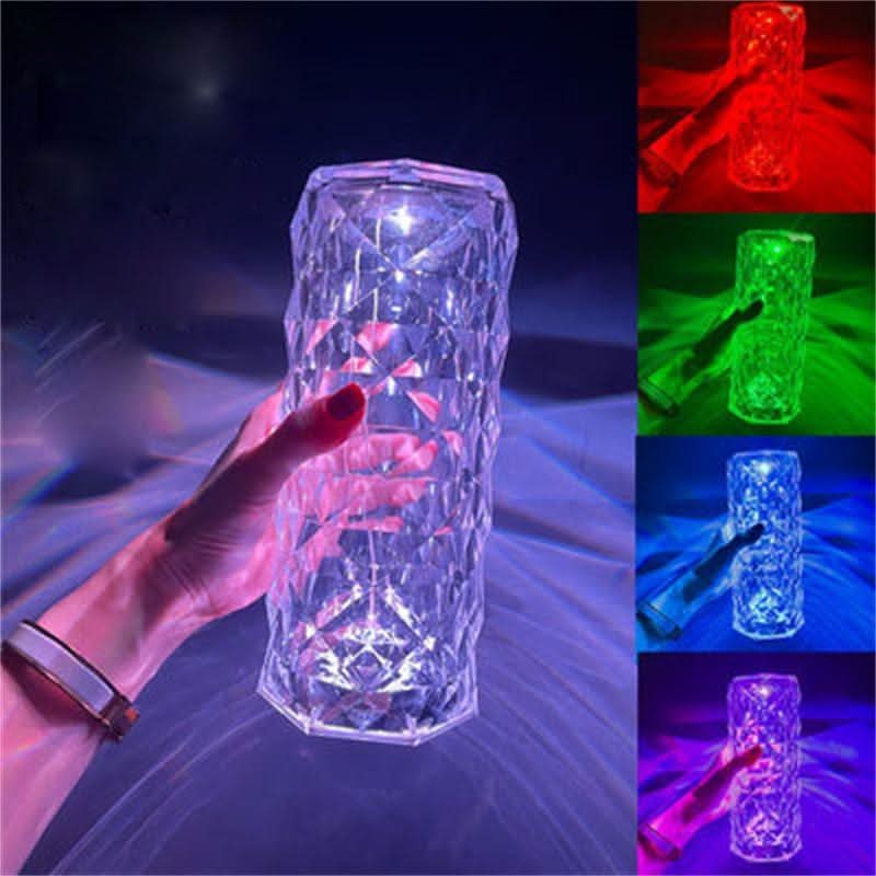 Dekoratívna LED lampa v kryštálovom štýle 