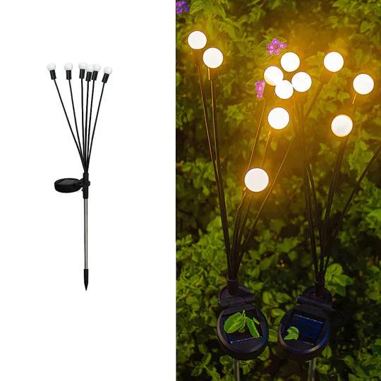 Gartenlampen mit Glühwürmchen 