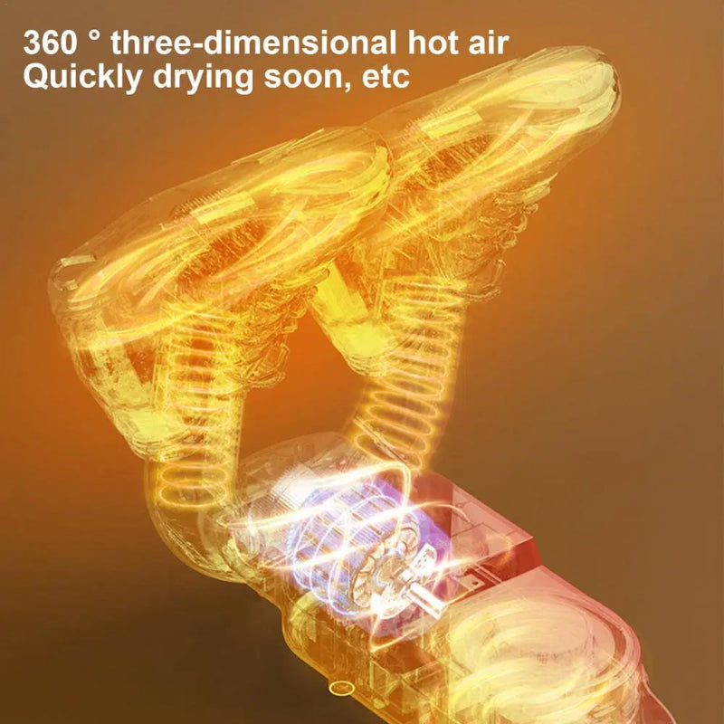 Hurtig og lugtfri tørring af dine våde sko 