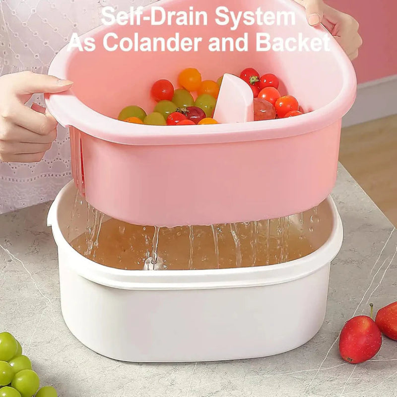 Perfect cleaning of fruits without effort or peeling 