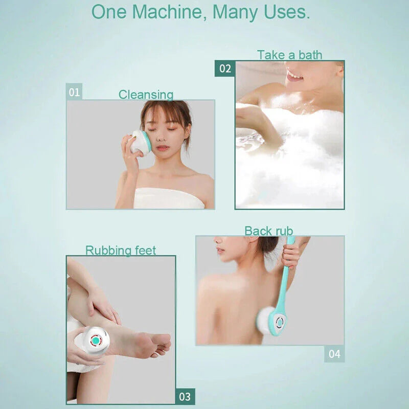 מסאז' ניקוי מלא ללא מאמץ מתחת למים 