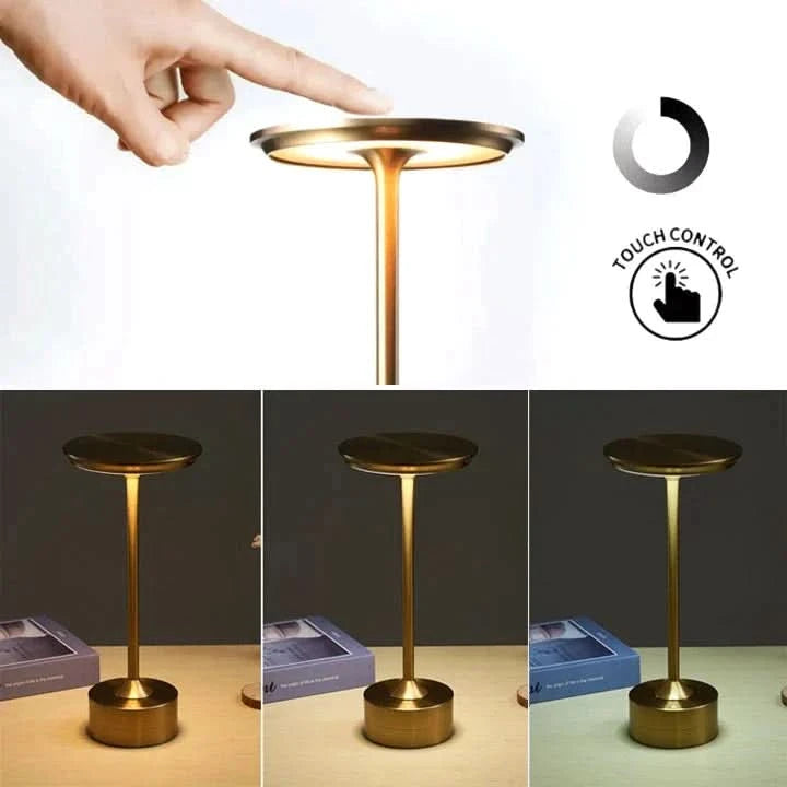 Elegáns, érintésérzékeny, vezeték nélküli LED lámpa 