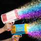 Rechargeable bubble gun 