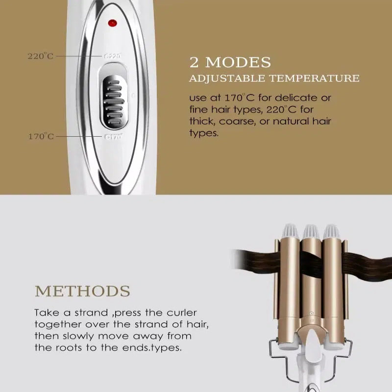 Ondulations parfaites en un seul geste