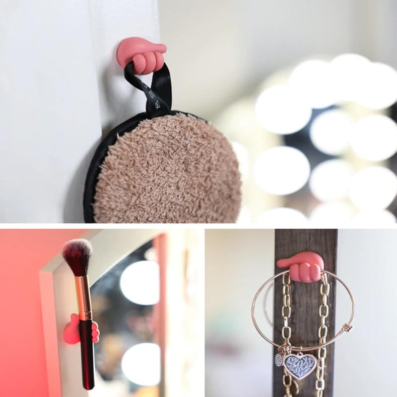 Sprytne haczyki do kabli, szczotek, słuchawek i nie tylko (x10) 