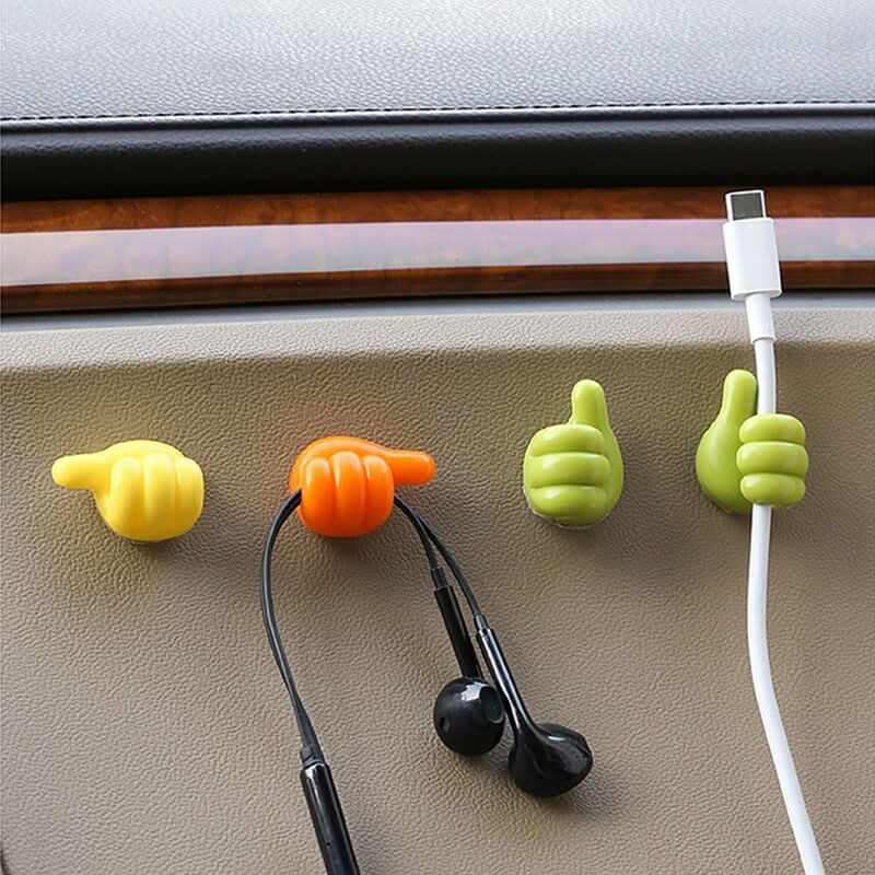 Ganci intelligenti per cavi, spazzole, auricolari e altro (x10) 