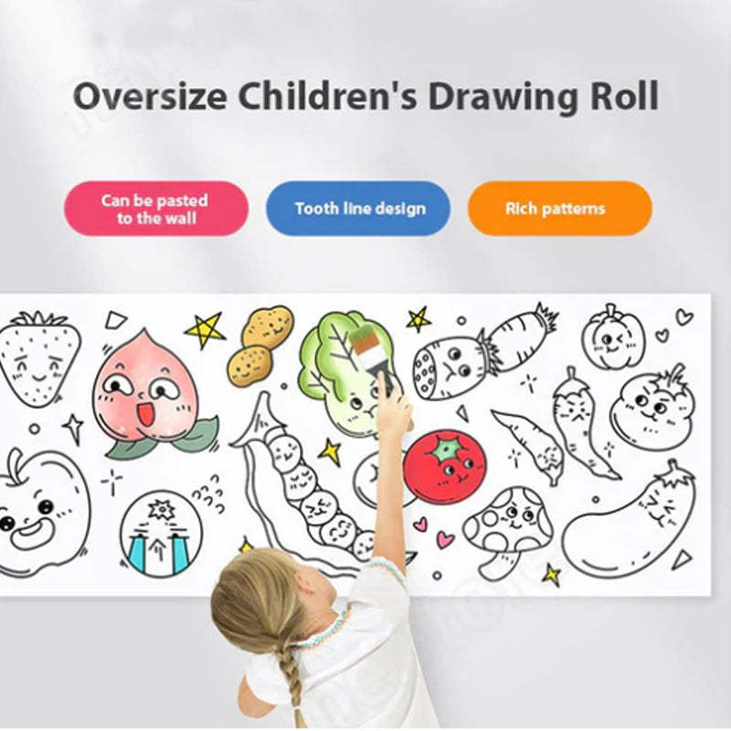 Drawing roll for children: Unleash creativity without limits! 