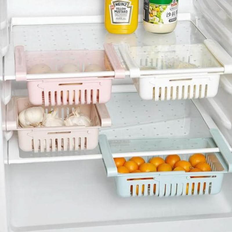 Justerbar organizer til køleskab 