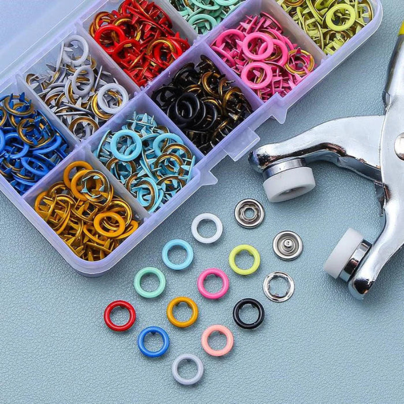 Sømløs festing: enkle trykknapper å sette på 