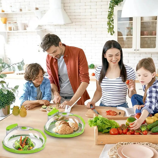 Microwave splash-proof steam lid 