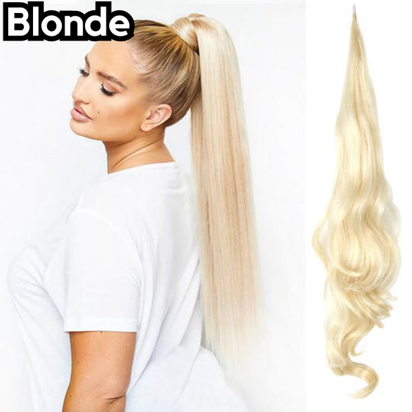 Glamour hestehale forlængelse til et chic look 