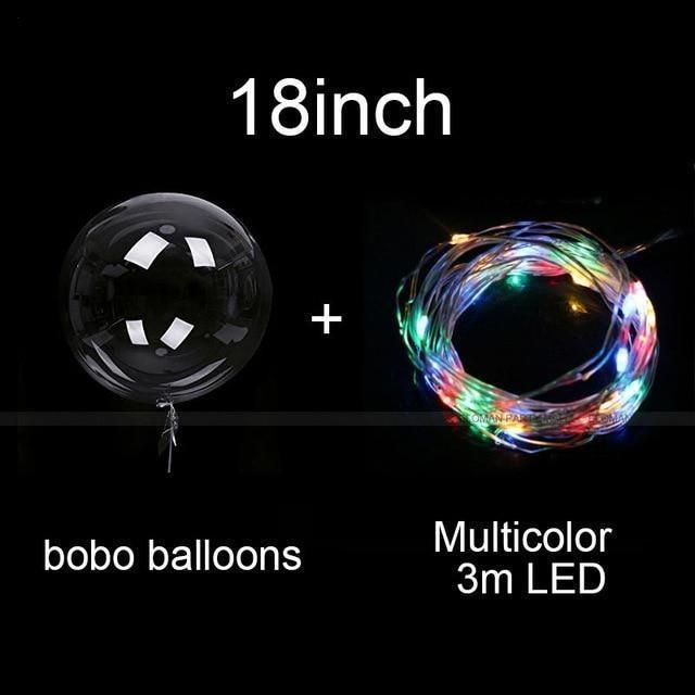 Wielokrotnego użytku balony LED do oświetlenia Twoich imprez (X10) 