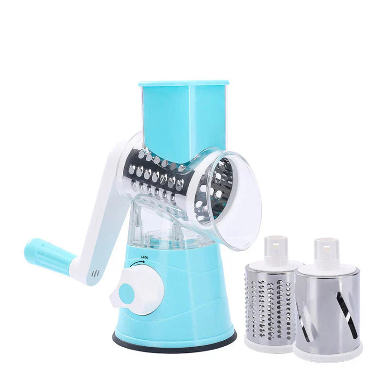 簡単に力を入れずに切ったり、すりおろしたり、スライスしたりできます 